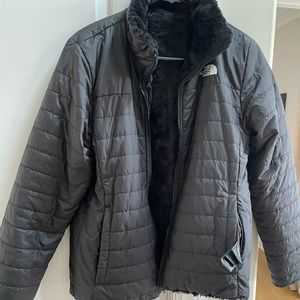 Girls North Face Reversible Coat